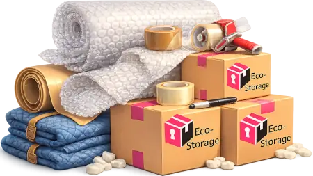 Packing materials to protect your items in self storage